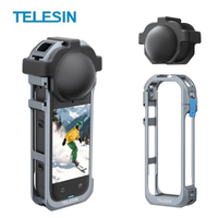 Jaula de Aluminio para Insta360 X5 + Protector - TELESIN