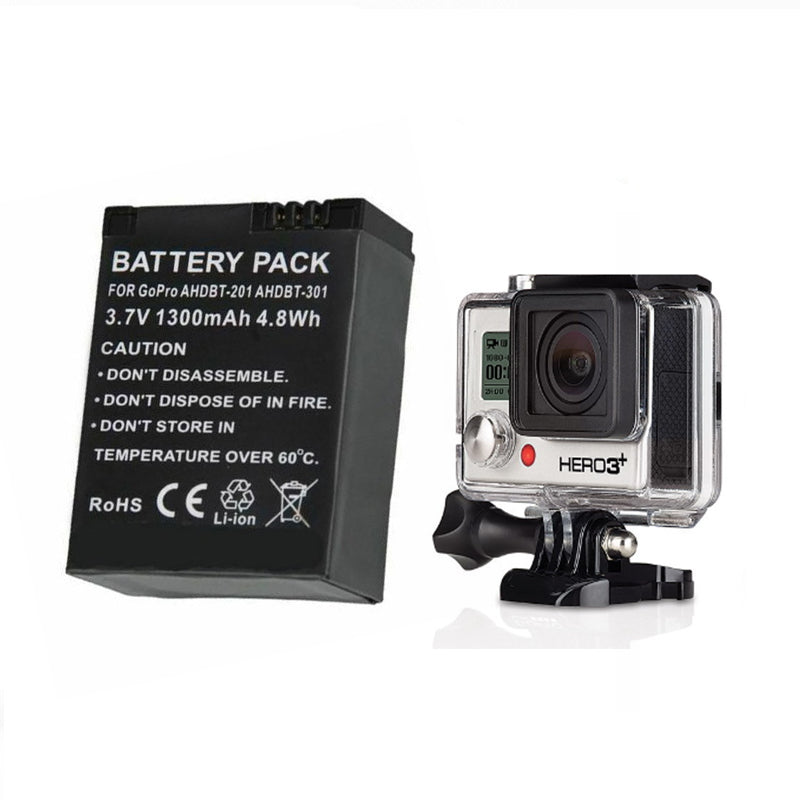 Batería Recargable para GoPro hero 3 / 3+ de 1600 mAh