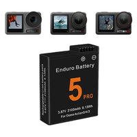 Batería recargable para DJI Osmo 3 / 4 / 5 de 2100 mAh