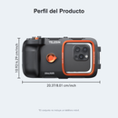 Carcasa Sumergible Celular con Control Remoto IP68 - Telesin