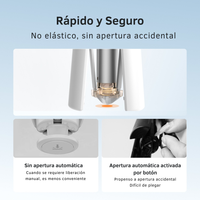 Selfie Stick 1.7m Trípode Apertura Automática Bluetooth