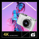 Cámara Retro Moda Digital 4K 64MP 16X para Niños y Adultos