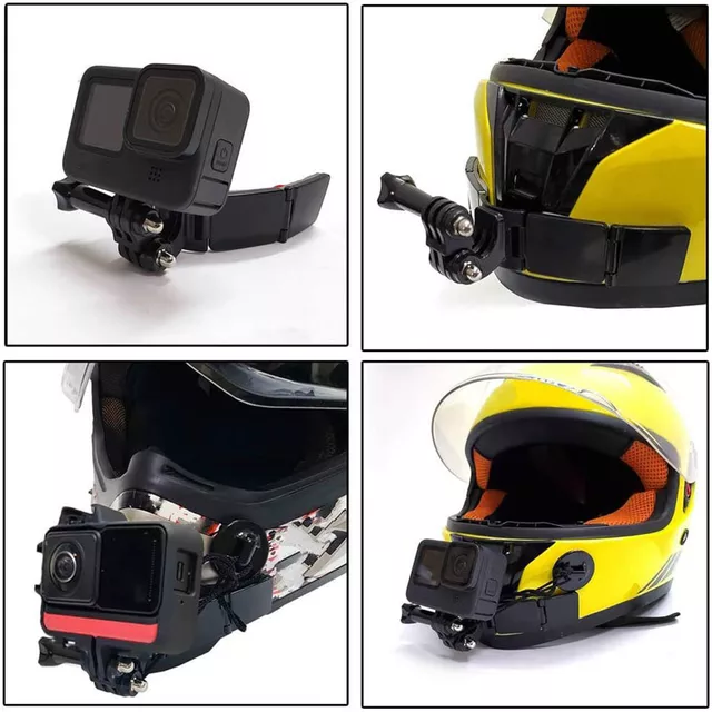Soporte Frontal Adhesivo - Casco Moto Cámaras Gopro Y Otras