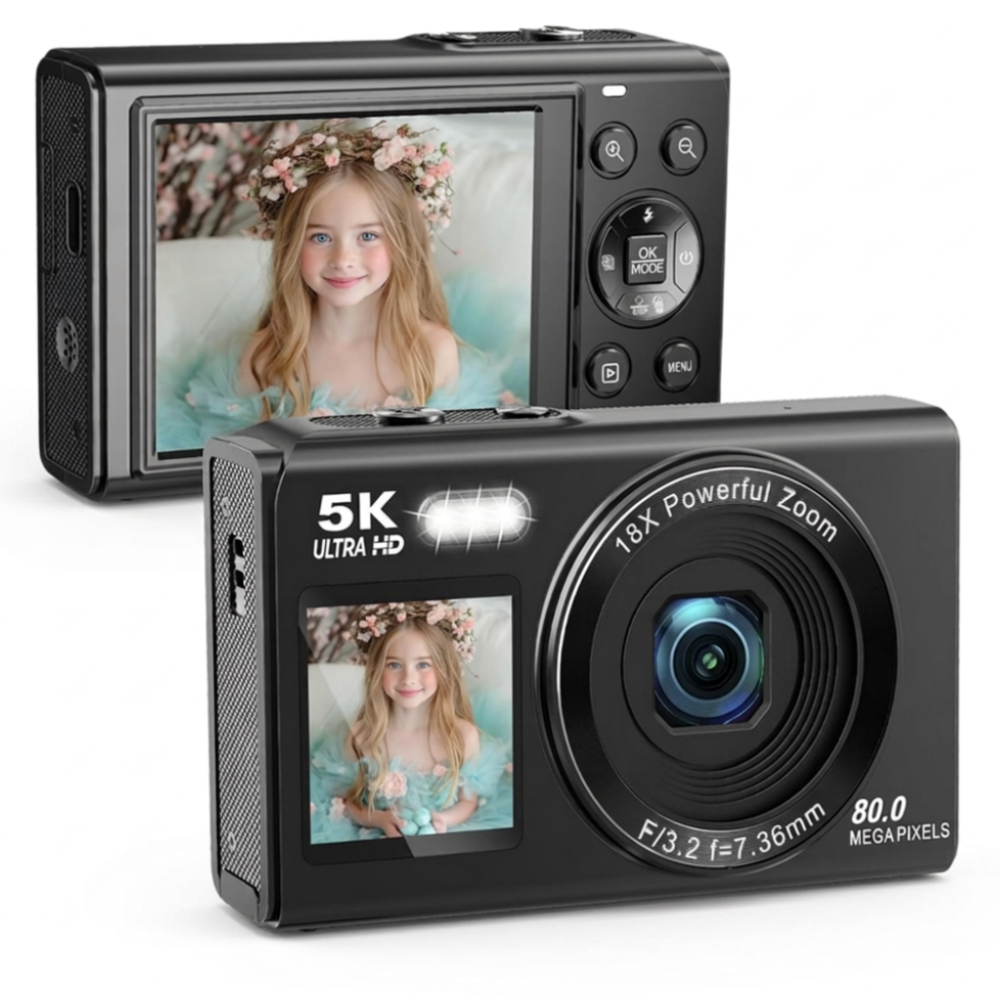 Cámara Digital 5k 80MP Wifi Innedd