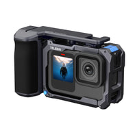 Grip + Jaula Aluminio Empuñadura para GoPro 9/10/11/12/13