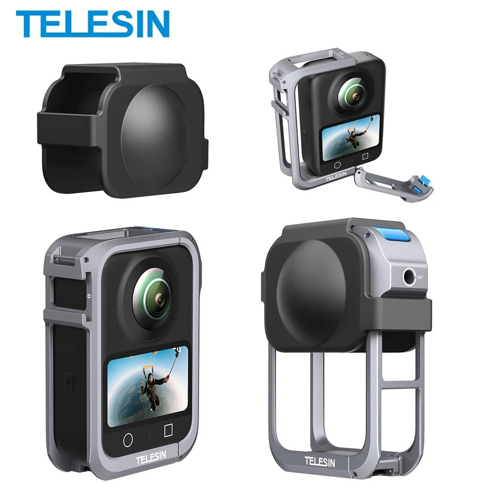 Jaula Aluminio para DJI Osmo 360 Protección Soporte Estable