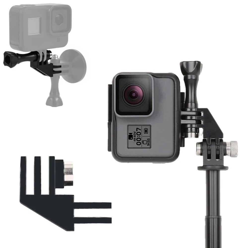 Adaptador Montaje 90° para GoPro, DJI Osmo y Otras Cámaras