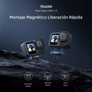 Adaptador Magnético 2 Garras Para GoPro Hero 13 - Telesin