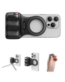 Grip Magsafe con Luz LED, Espejo y Disparador para Teléfonos Negro