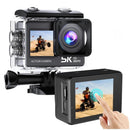 Cámara Acción 5K 30FPS Deportiva Pantalla Dual Touch Innedd