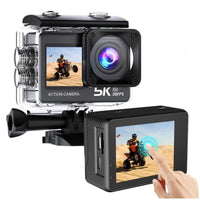 Cámara Acción 5K 30FPS Deportiva Pantalla Dual Touch Innedd