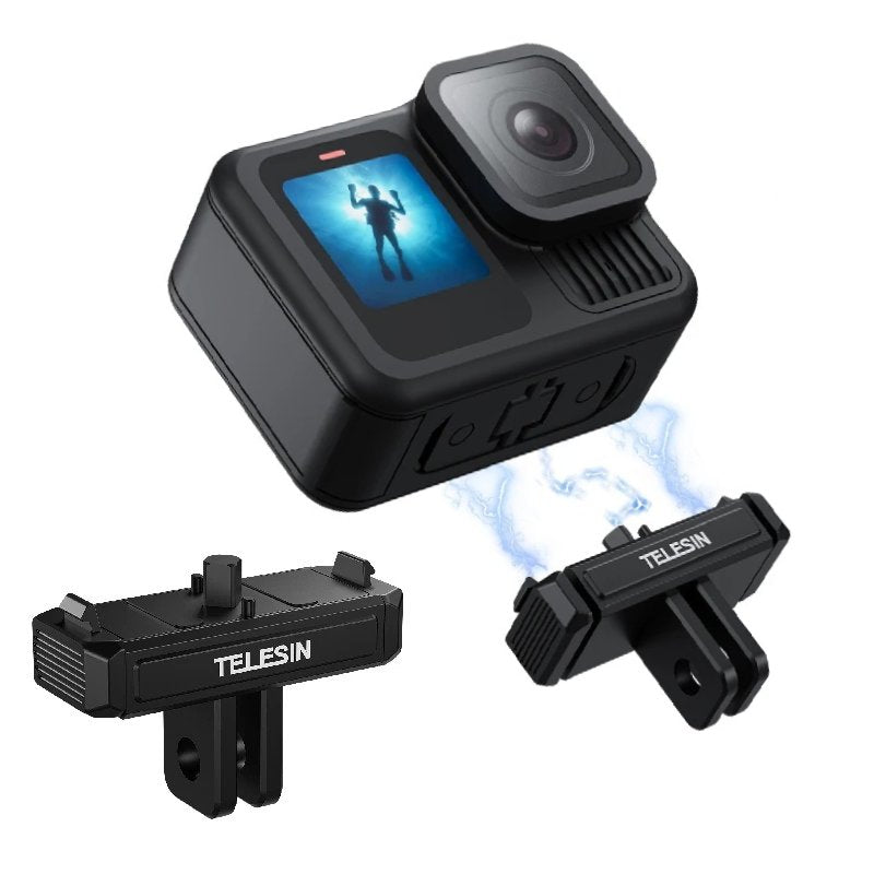 Adaptador Magnético 2 Garras Para GoPro Hero 13 - Telesin