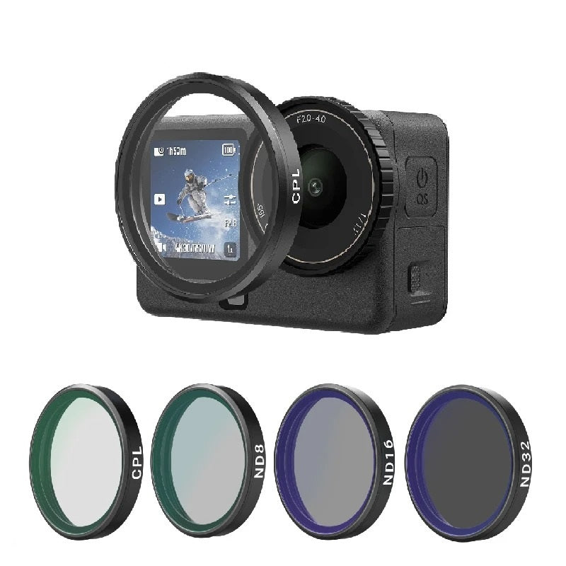 Kit de Filtros CPL + ND8 ND16 ND32 para DJI Osmo Action 6