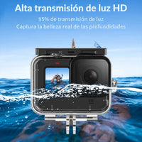Carcasa Impermeable para GoPro Hero 11/10/9/12/13 + Kit de Filtros