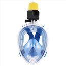 Mascara Snorkel  de Buceo con Base para Cámaras Antiempañante Talla L/XL / Shoot