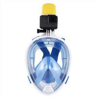 Mascara Snorkel  de Buceo con Base para Cámaras Antiempañante Talla L/XL / Shoot