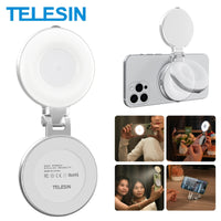 Luz Selfie Magnética TELESIN MagSafe Ajustable LED Pro