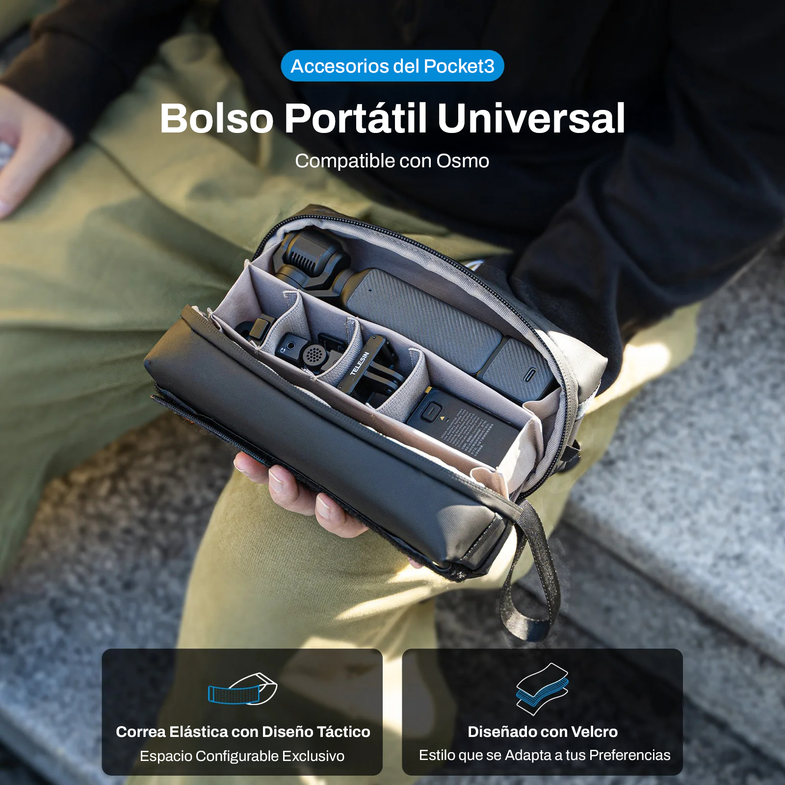 Bolso Táctico Impermeable para DJI Osmo Pocket 3 /Accesorios