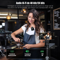 Micrófonos Inalámbrico Audio Profesional Tipo-C y Lightning