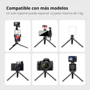 Trípode Aluminio para Cámaras Gopro Dji Osmo Insta360 Otras