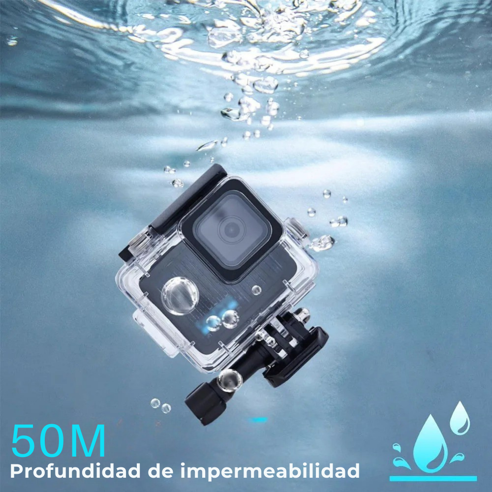 Carcasa impermeable para GoPro Hero 4k Sumergible