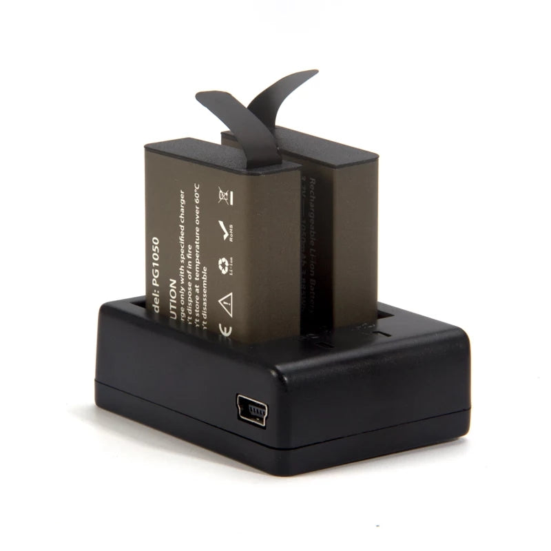 Cargador Dual + 2 Baterias para Cámaras EKEN y SJCAM