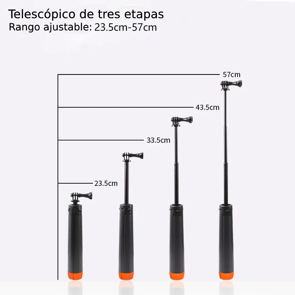 Bastón Tripode Flotante para GoPro y Otras Cámaras de Acción