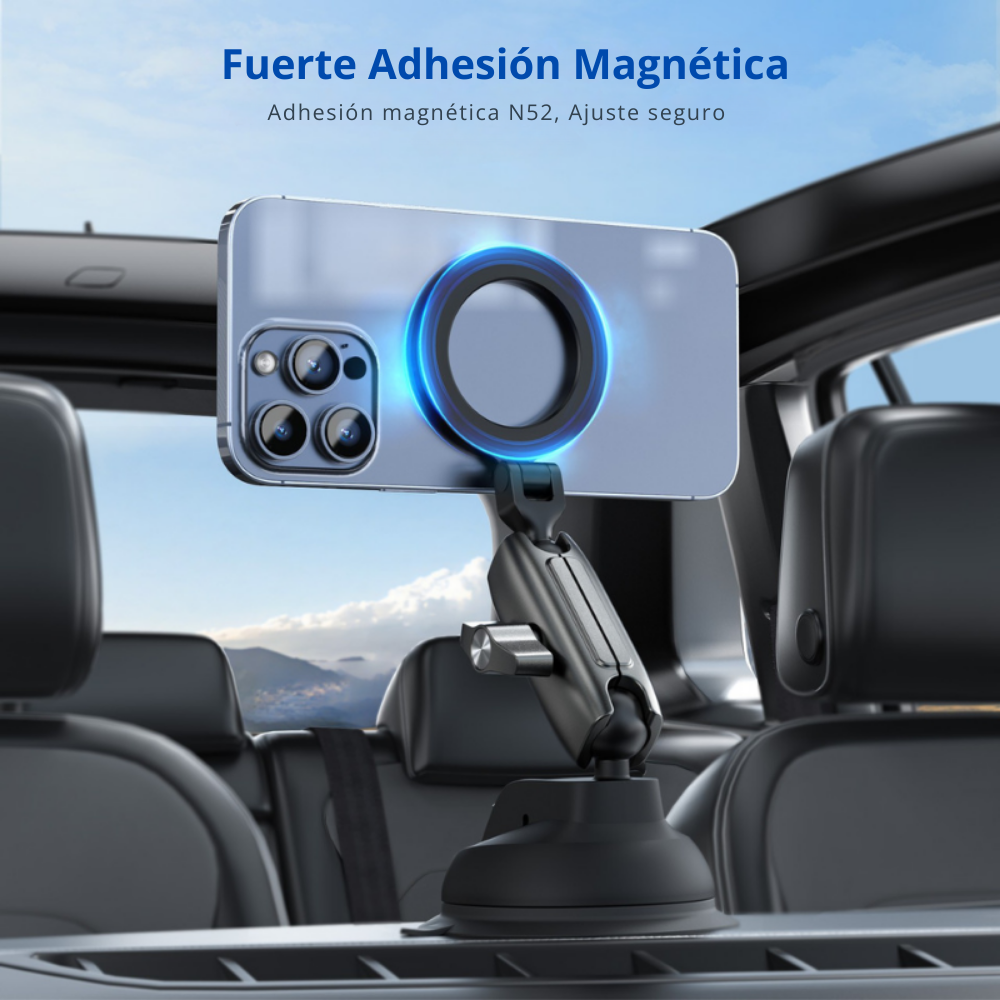 Ventosa Magsafe de Aluminio de Giro 360° para Celular