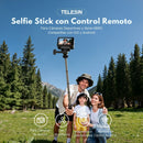 Bastón Selfie Trípode 120cm con Control para Cámara Teléfono
