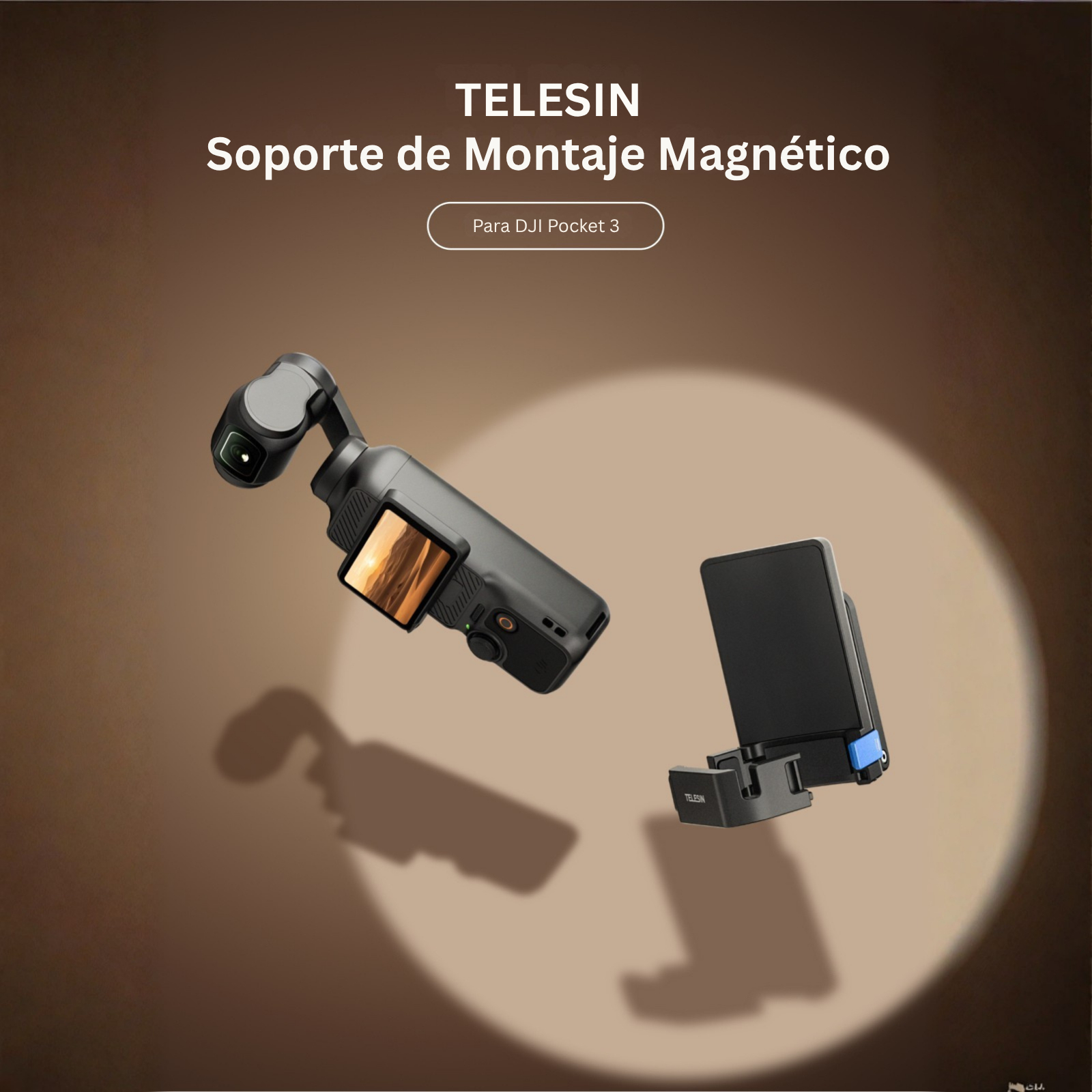 Soporte Magnético para Cámara DJI Osmo Pocket 3 y 4
