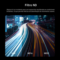 Kit de Filtros CPL + ND8 ND16 ND32 para DJI Osmo Action 6