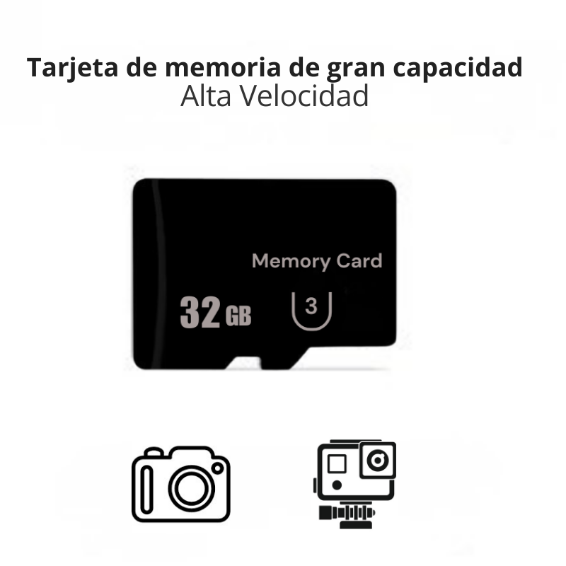 Tarjeta SD 32GB U3 Alta Velocidad para Cámara Celular Drone