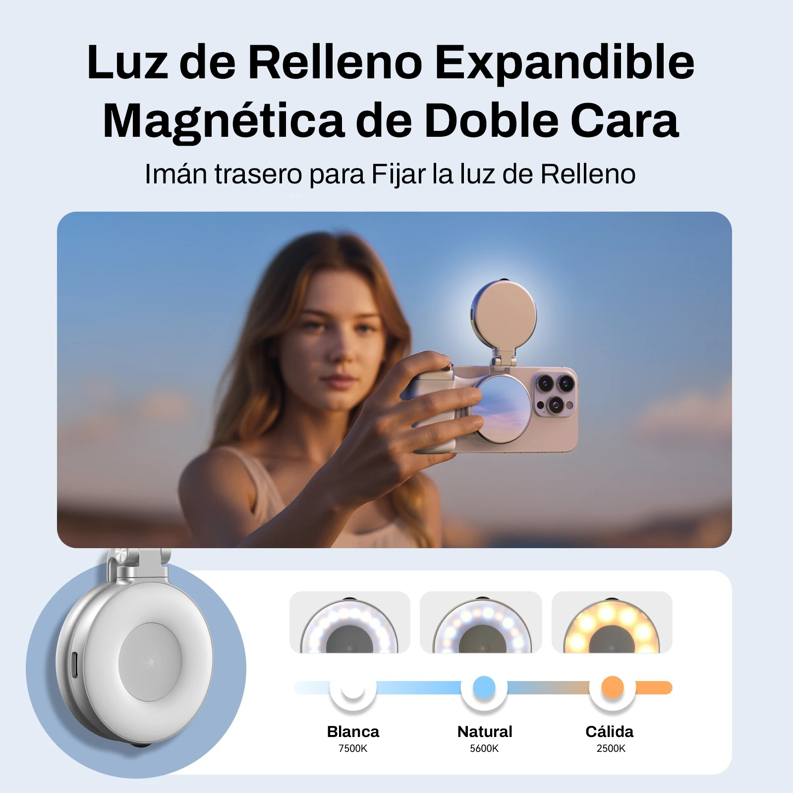 Grip Magsafe con Accesorios y Disparador para Teléfonos