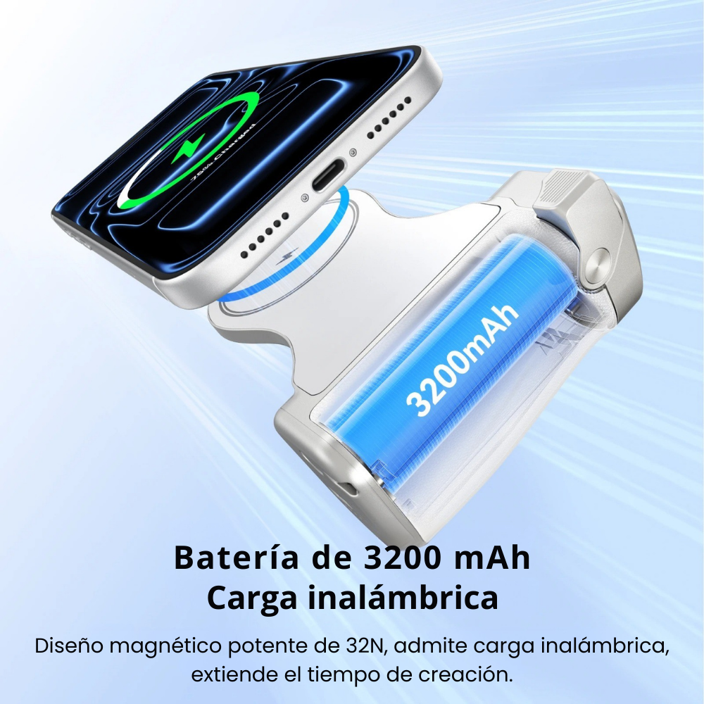 Pro Shot Grip Magnético Carga Inalambrica para Iphone