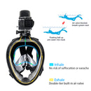 Mascara Snorkel  de Buceo con Base para Cámaras Antiempañante Talla L/XL / Shoot