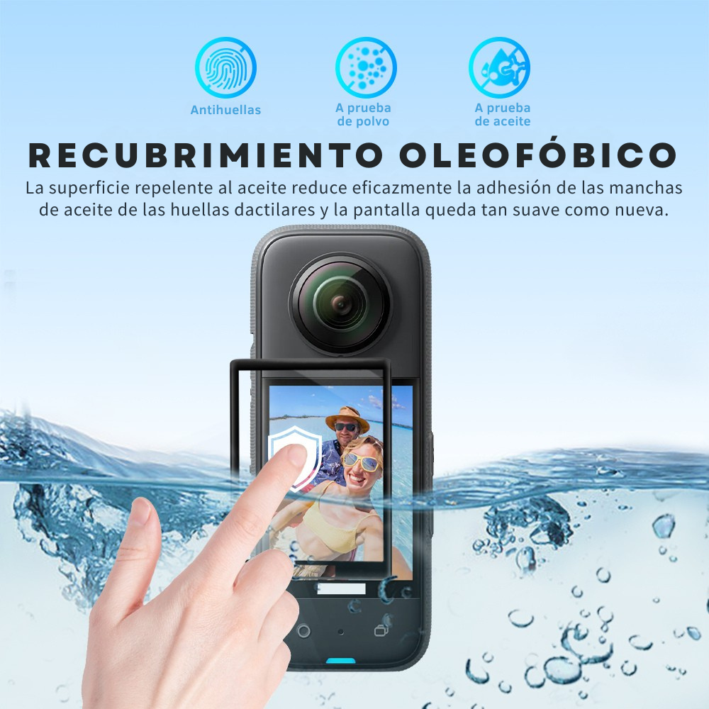 Lámina de Vidrio Templado para Insta360 X3
