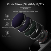 Kit de Filtros CPL + ND8 ND16 ND32 para DJI Osmo Action 6