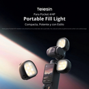 Luz LED Dual Magnética para DJI Pocket 4 / 4Pro - Telesin