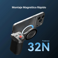 Grip Magnético Carga Inalambrica 3200mAh para iPhone Android
