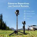 Bastón Selfie Trípode 120cm con Control para Cámara Teléfono