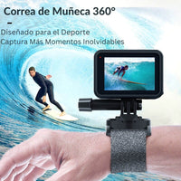 Correa de Muñeca 360° para Cámara Deportiva Gopro y otras