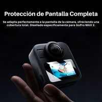 Lámina Protector Pantalla Vidrio 9H para Gopro Max 2