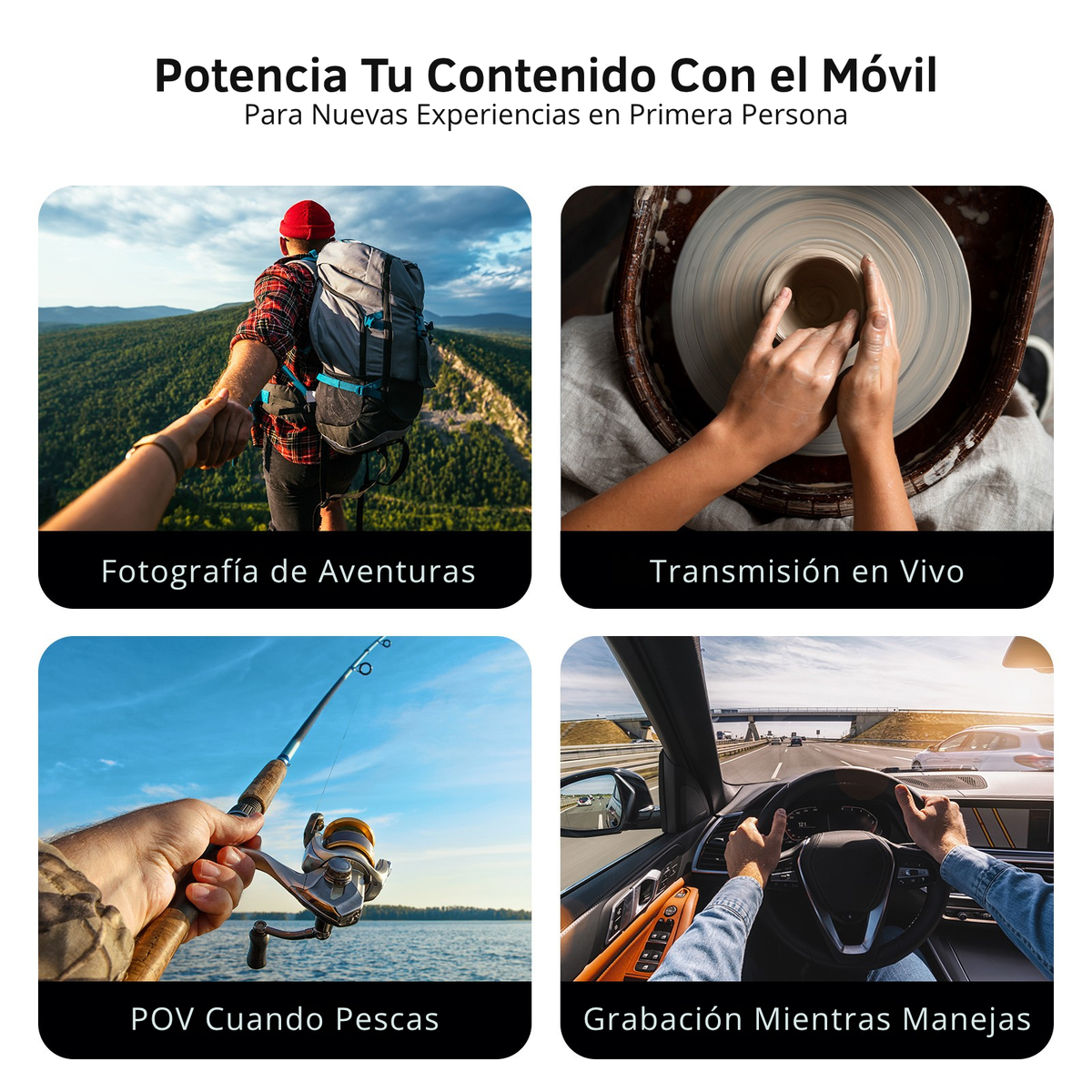 Soporte Correa de Cuello Magnético para Smartphone - Telesin
