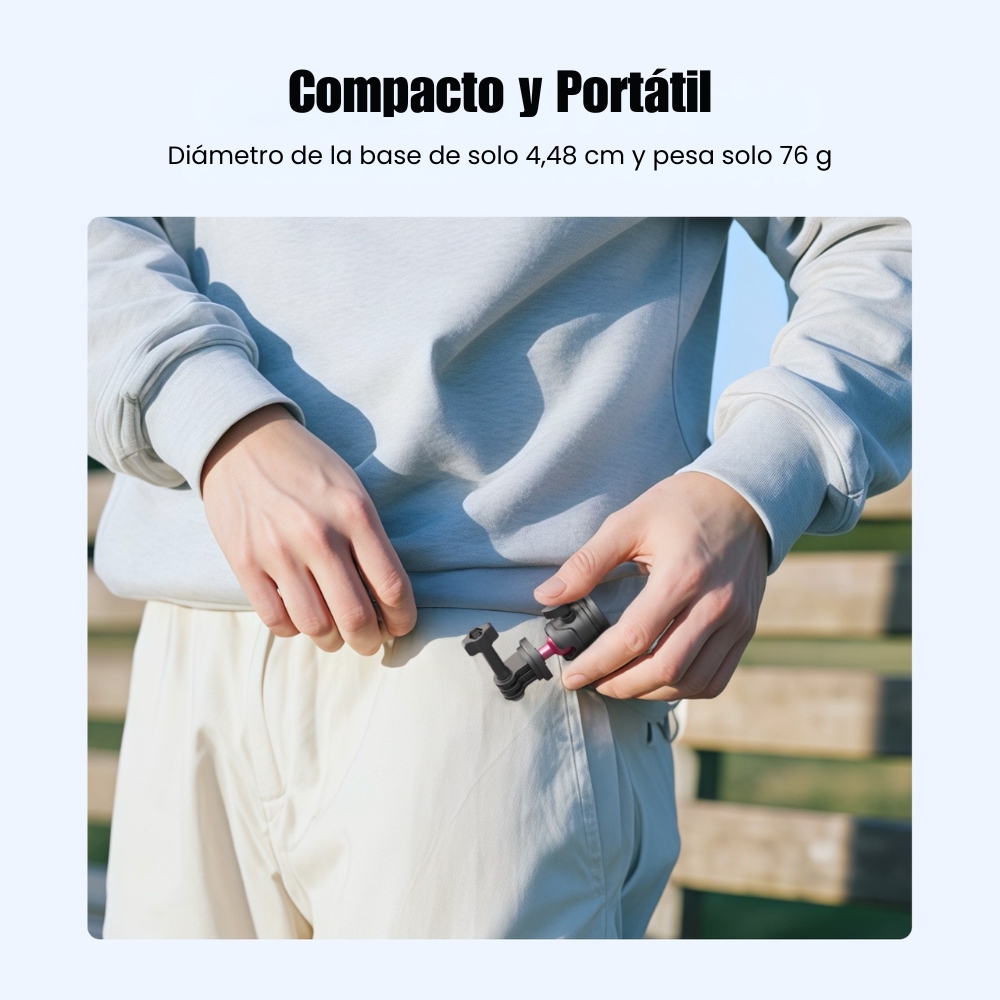 Soporte Magnético 360° para Cámaras Gopro Insta360 DJI Otras