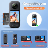Batería Recargable para Insta360 X3 de 1800mAh