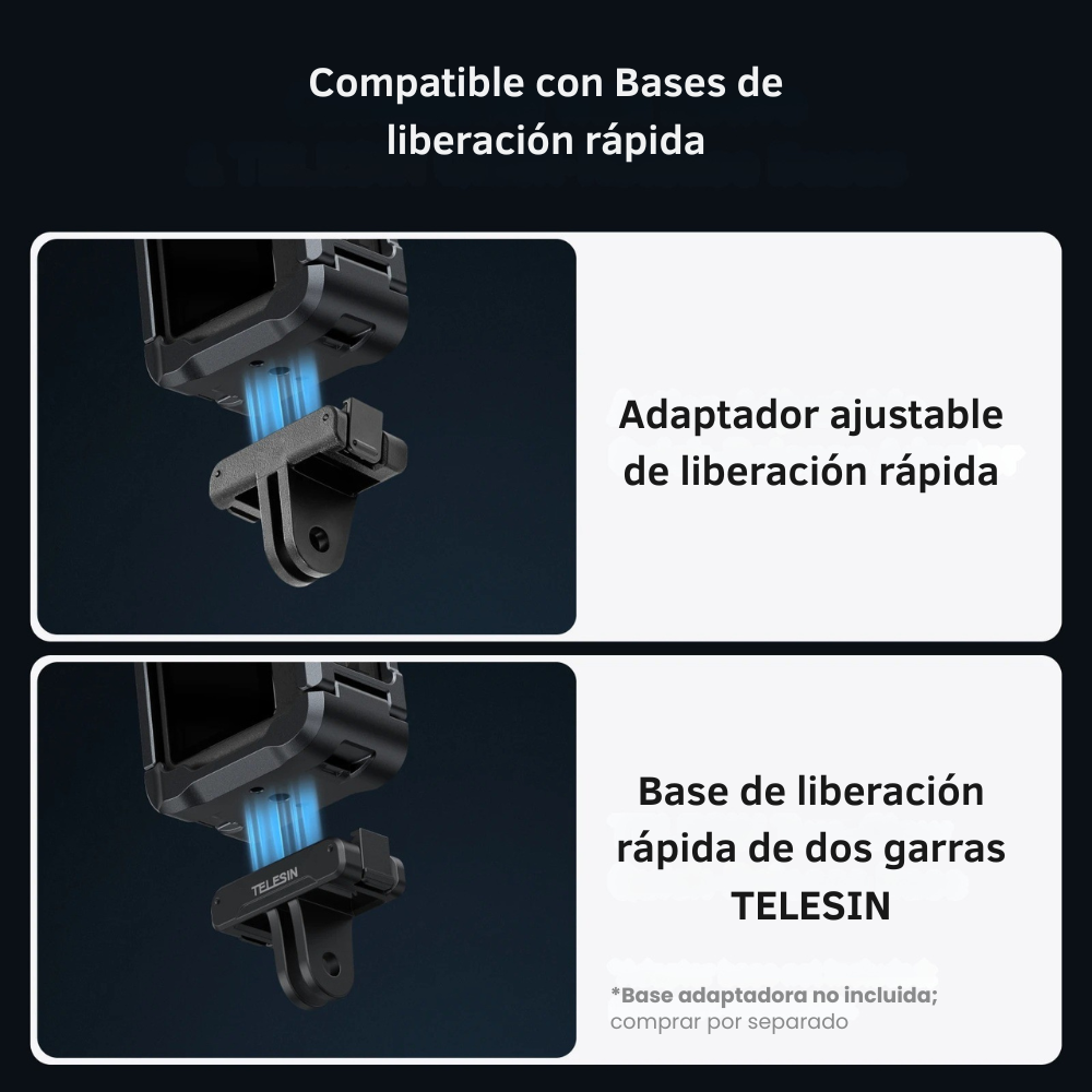 Marco Aluminio Protector para DJI Osmo Action 6 - Telesin