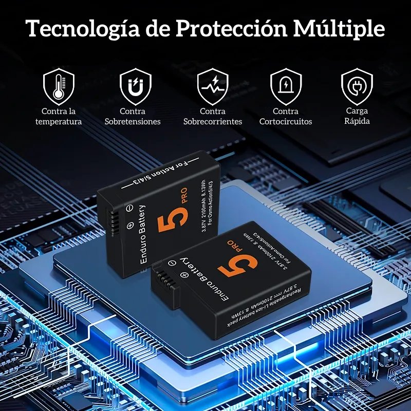 Batería recargable para DJI Osmo 3 / 4 / 5 de 2100 mAh