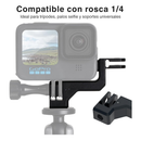 Adaptador Vertical de Aluminio para Go Pro