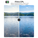 Kit 4 Filtros para DJI Osmo Pocket 3 y 4 VND CPL Black Rose