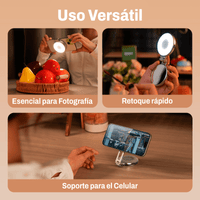 Luz Selfie Magnética TELESIN MagSafe Ajustable LED Pro